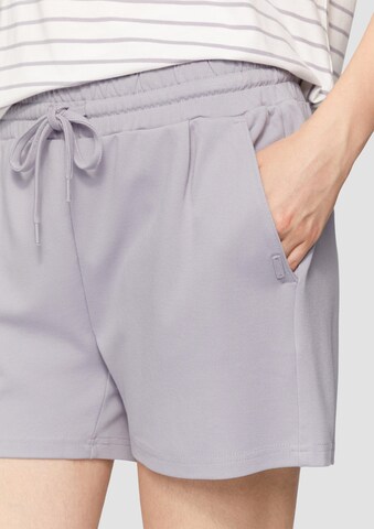 QS Regular Bandplooibroek in Grijs