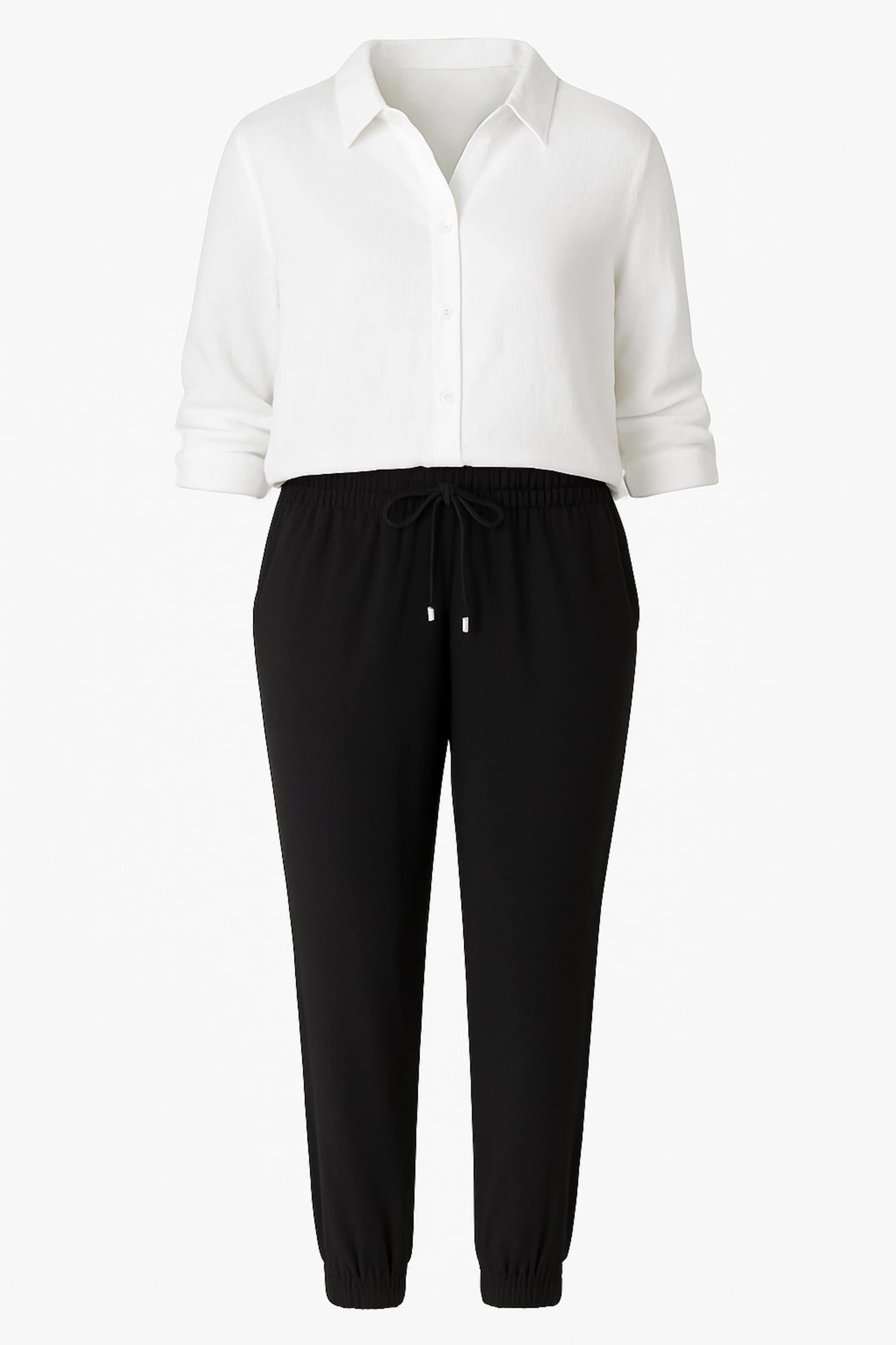 Shape Of You Tapered Trousers in Black