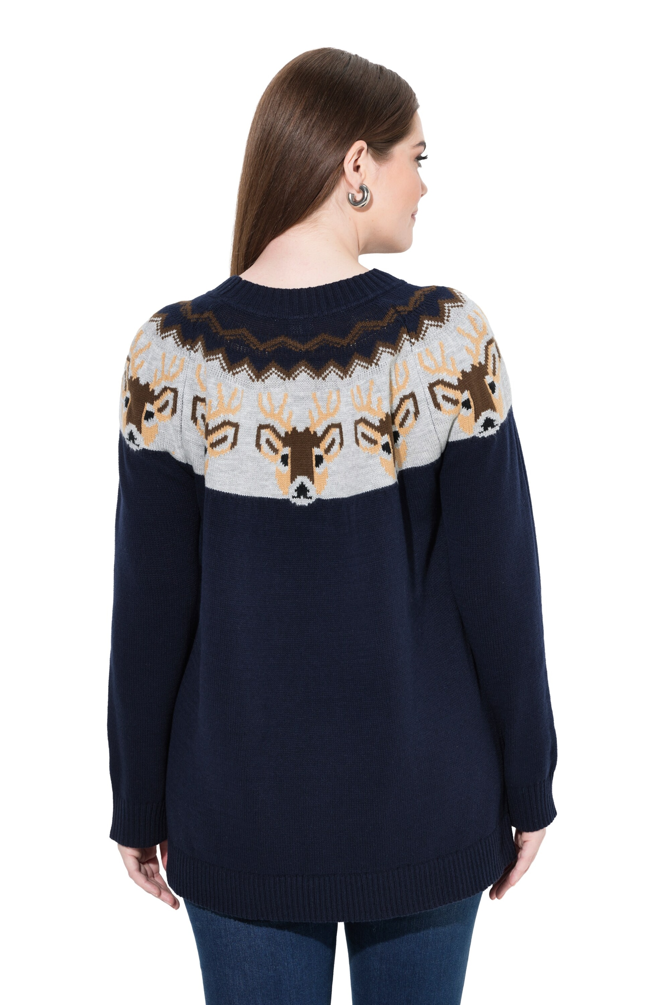 Ulla Popken Trui in Blauw