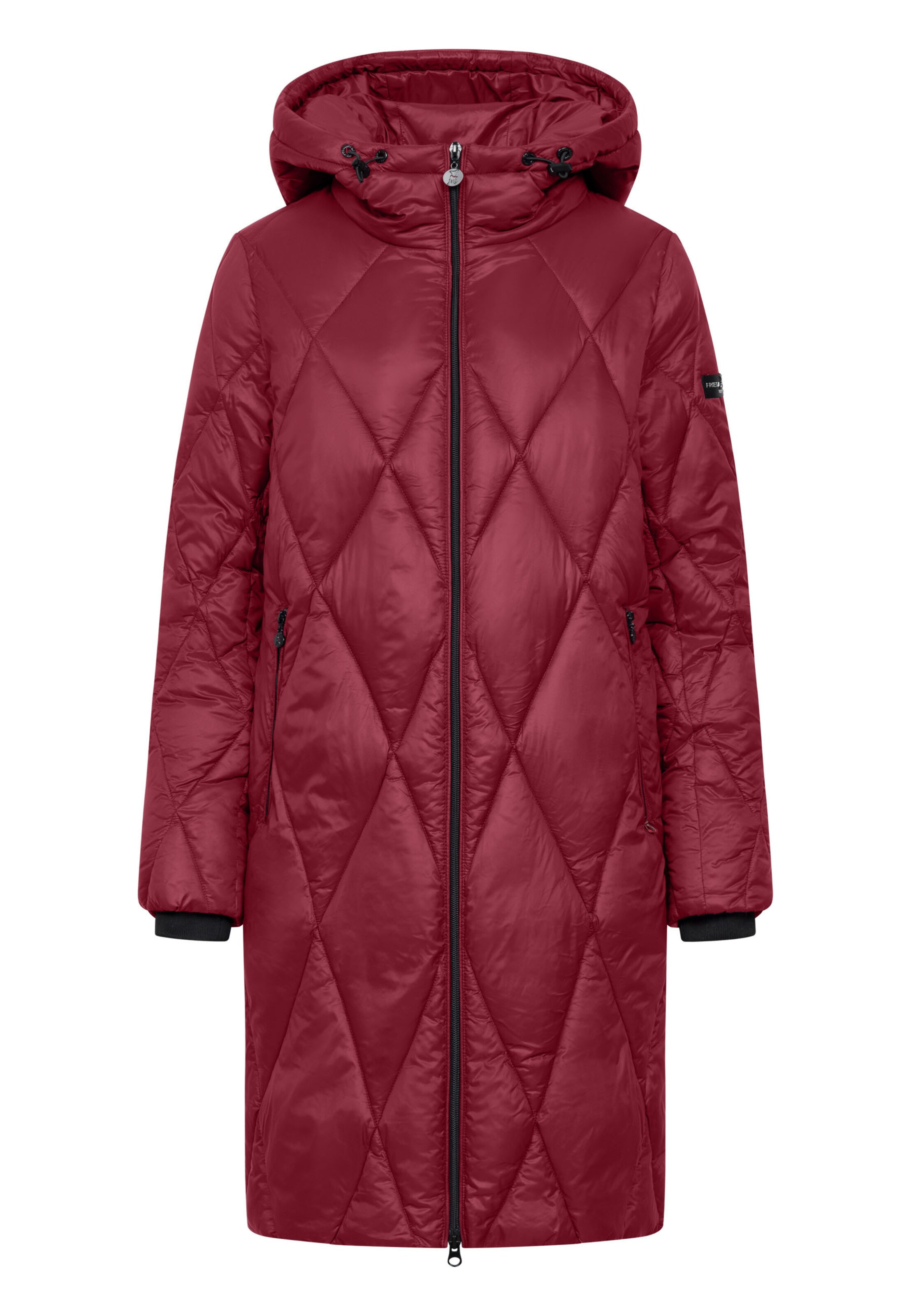 Frieda & Freddies NY Winter Coat 'Idis' in Red: front