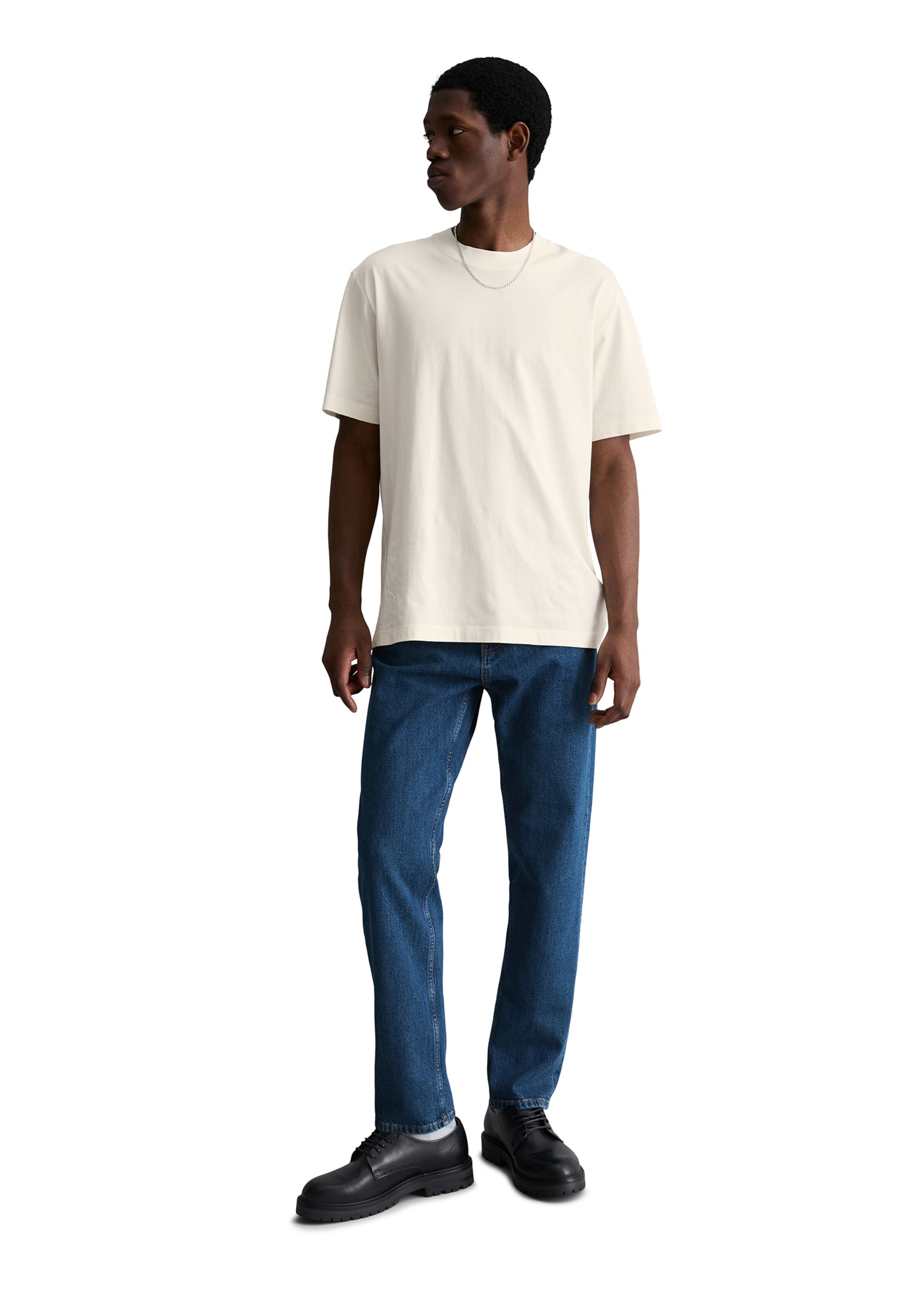 Marc O'Polo DENIM Tapered Jeans 'Linus' in Blauw