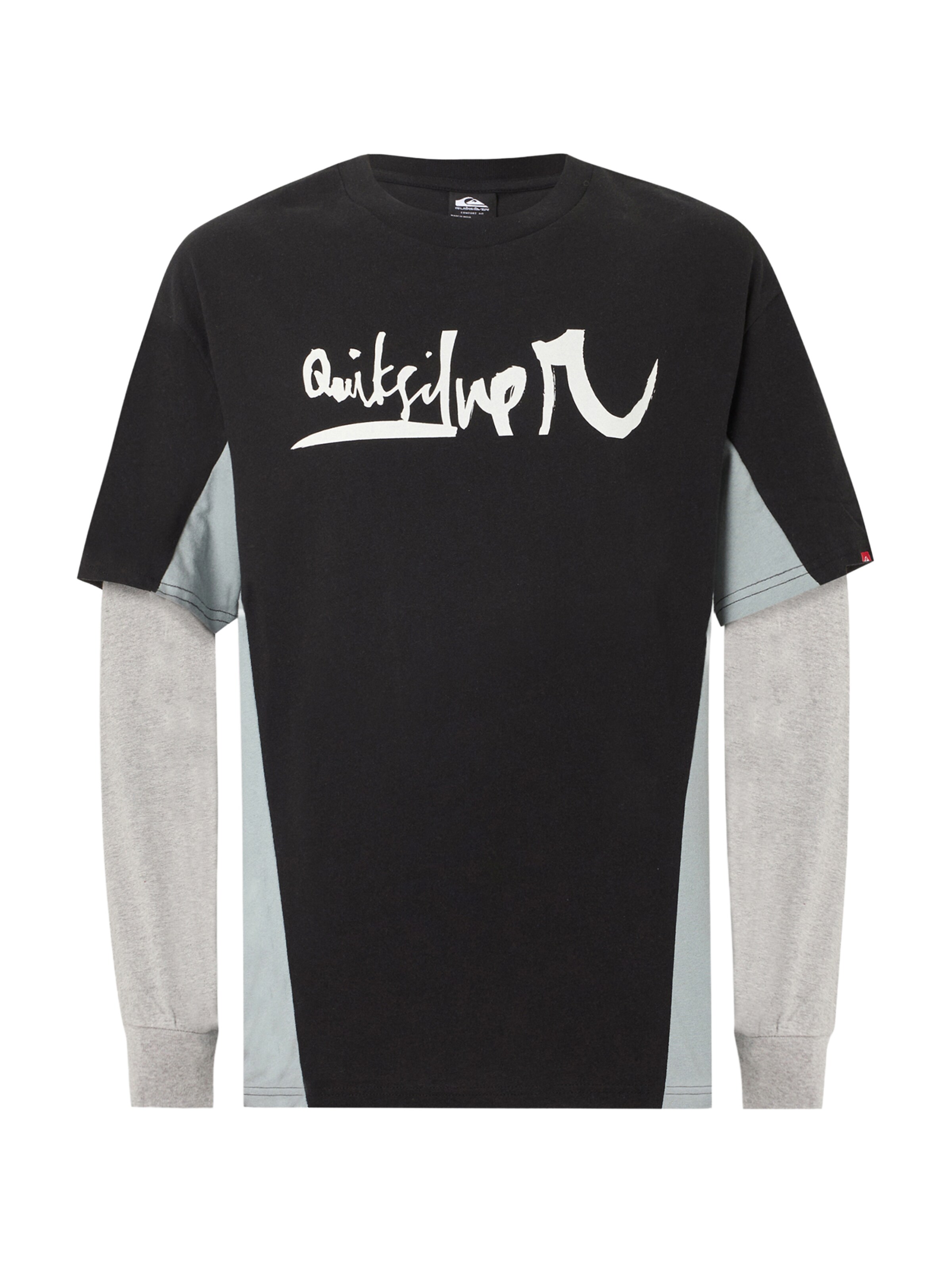 QUIKSILVER Functioneel shirt 'SYNC DOUBLE' in Zwart: voorkant