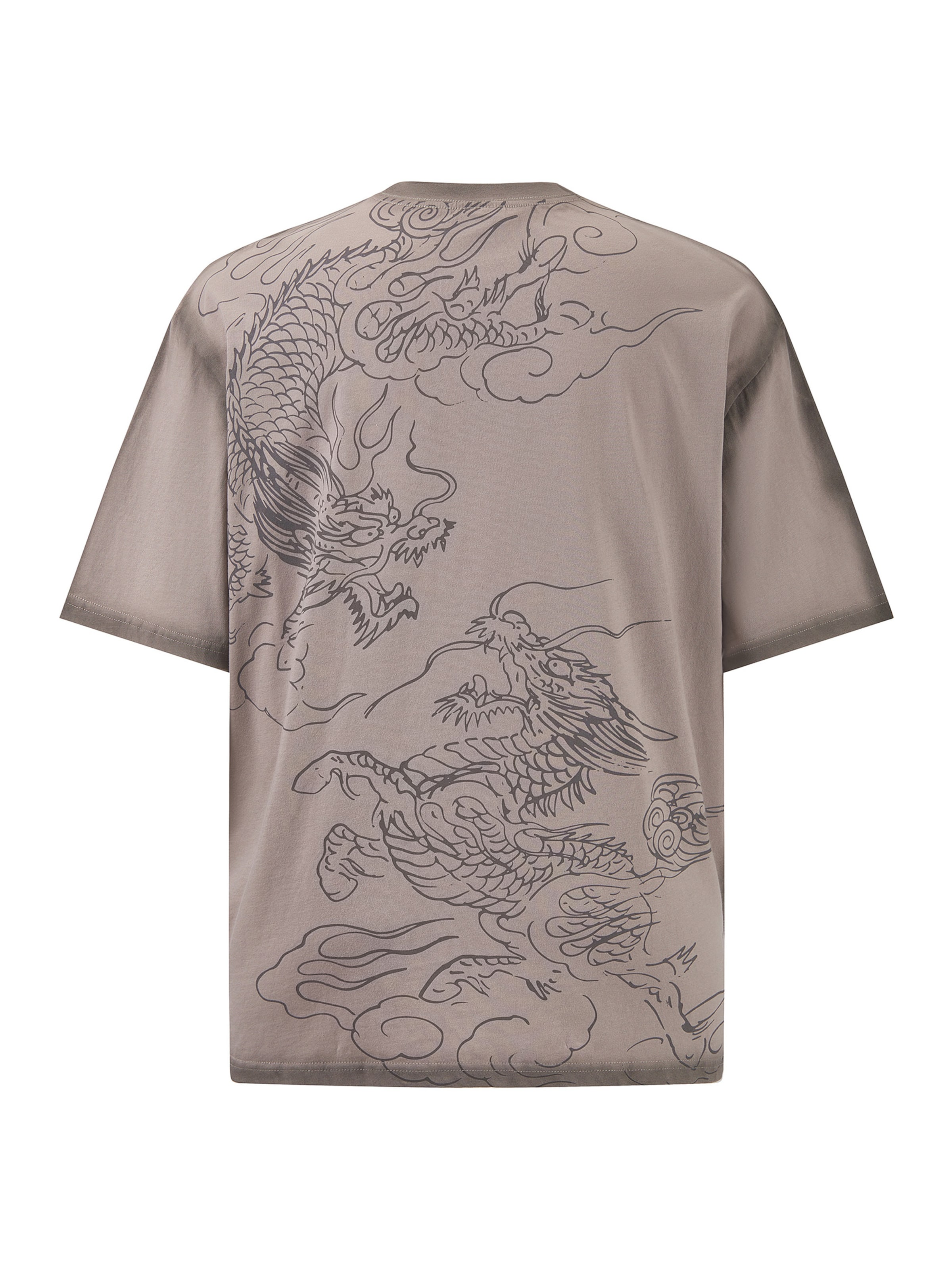 Tricou 'Eagles In Attack' de la Ed Hardy pe gri