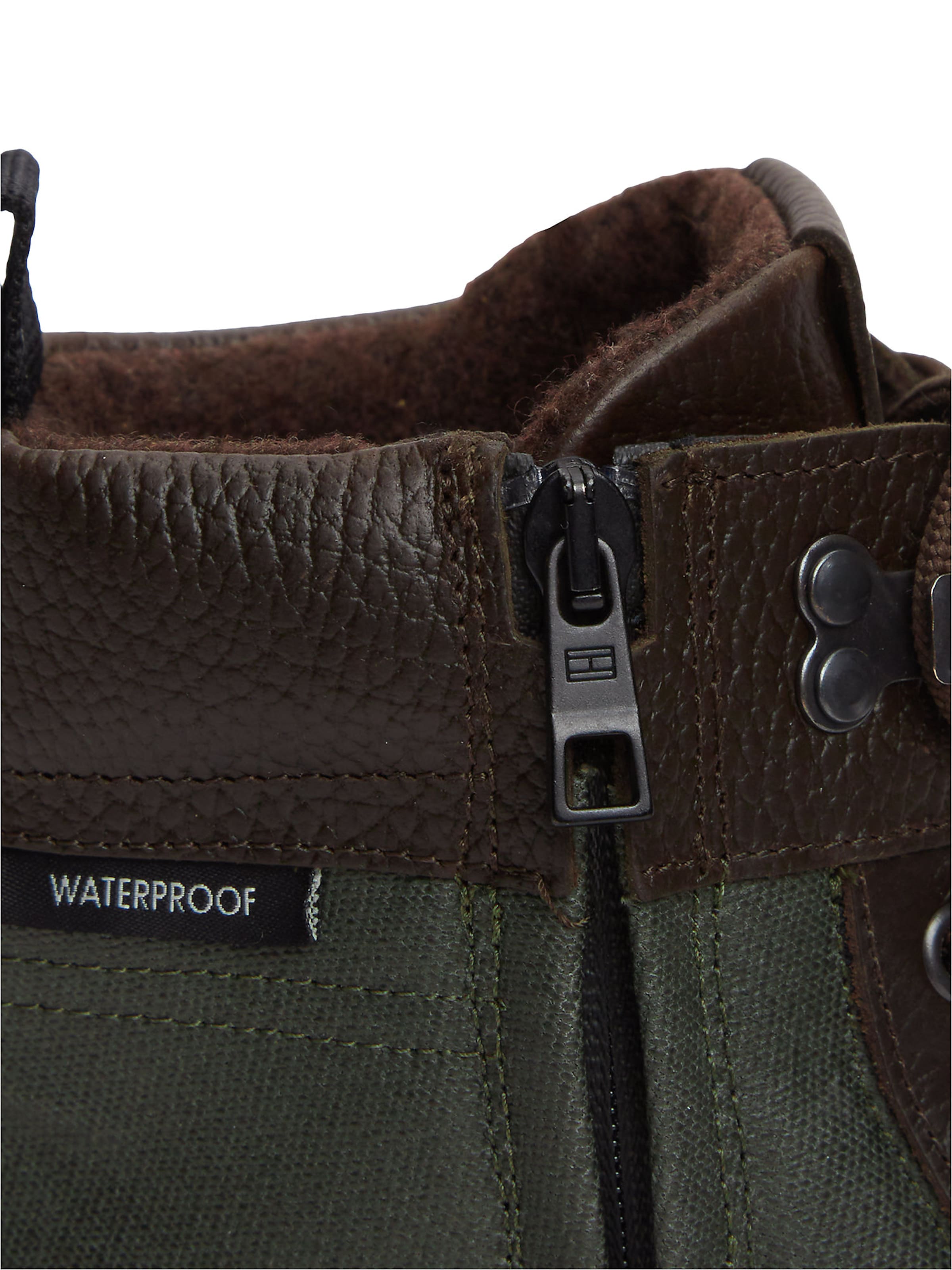 TOMMY HILFIGER Schnürboots in Braun