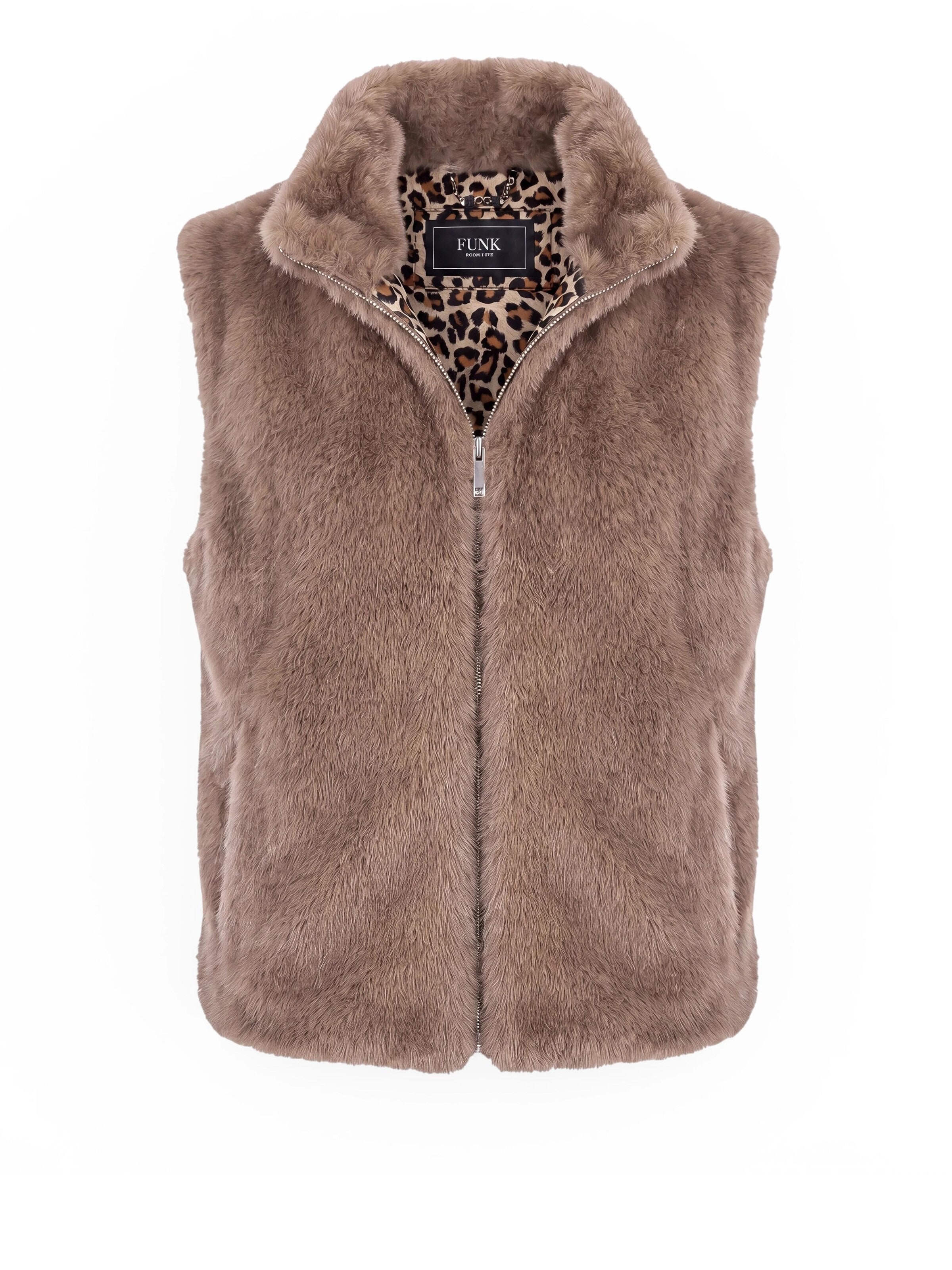 Funk since 1776 Vest in Brown: front