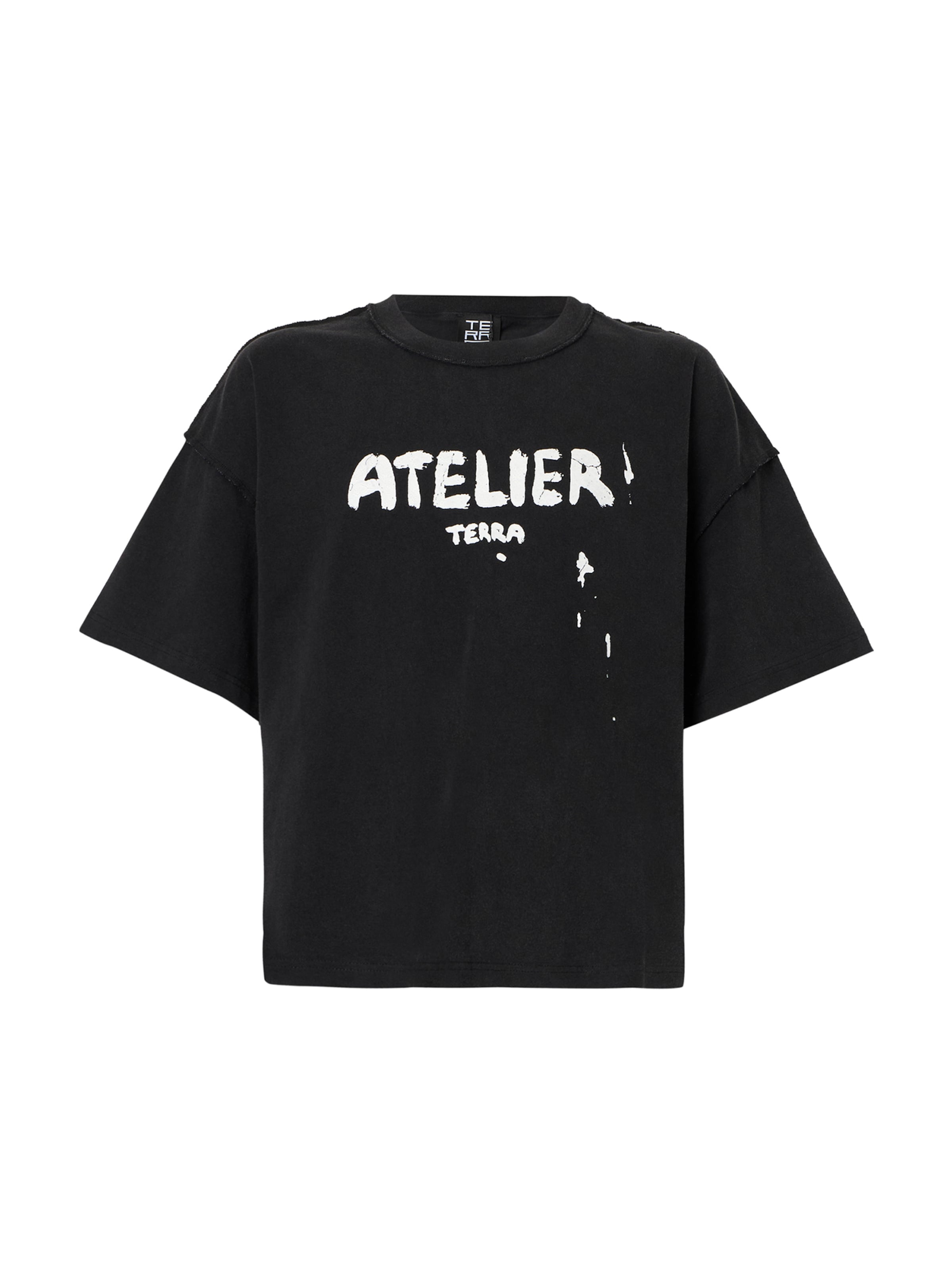 Atelier de roupa T-Shirt in Schwarz: Vorderseite