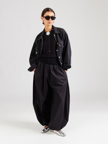 King Louie Pullover 'Bell' in Schwarz