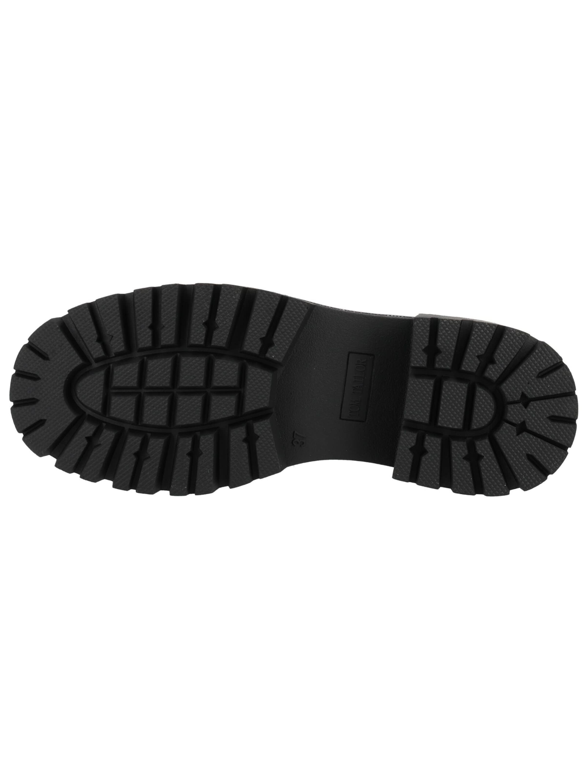 Stivaletto stringato di TOM TAILOR in nero