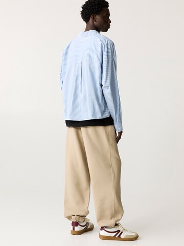 Pull&Bear Tapered Hose in Beige