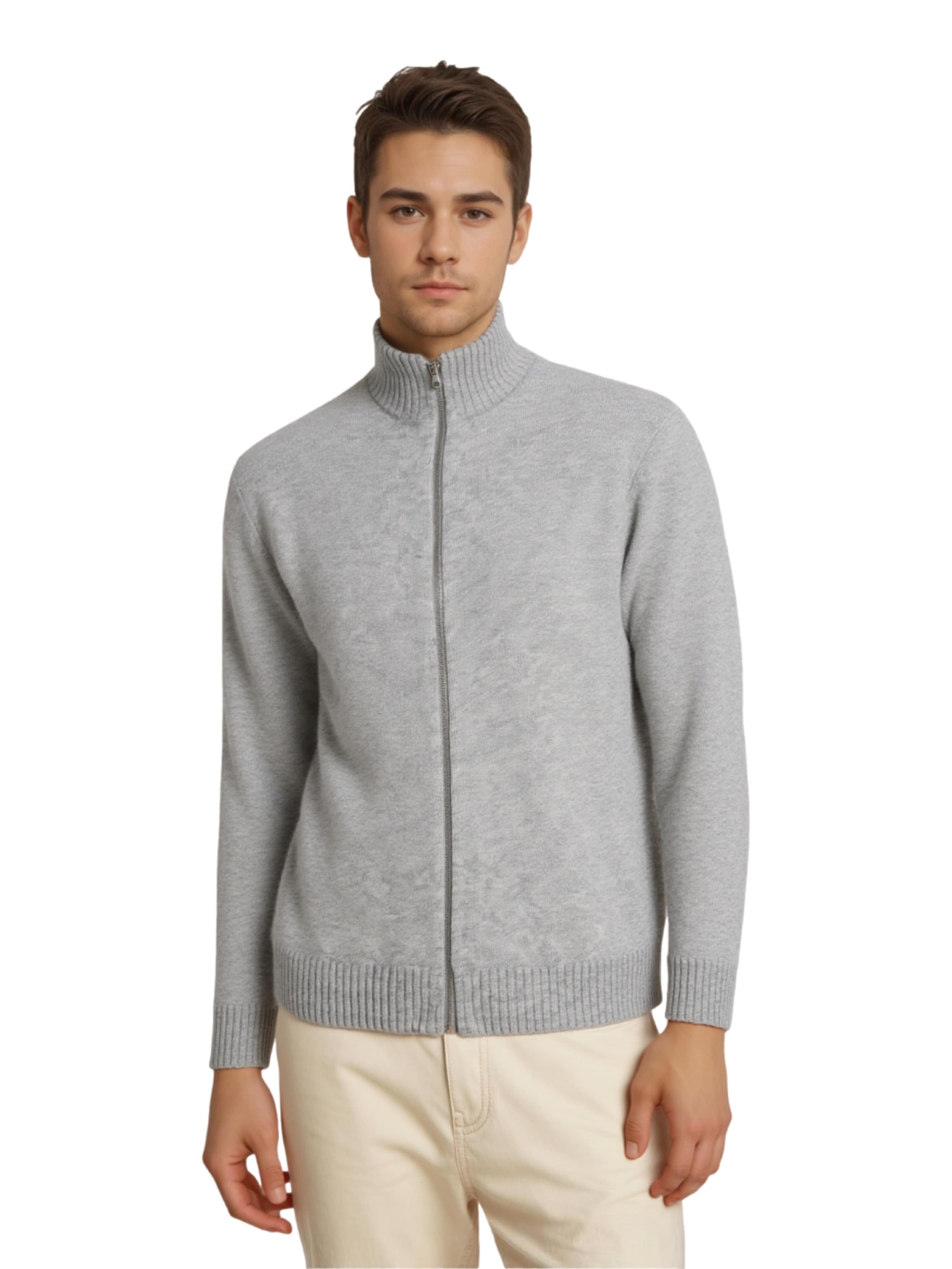 JACK & JONES - Cárdigan 'JJSoho' en gris: frente