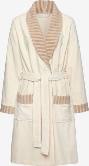 VIVANCE Dugi kupaći ogrtač u bež / smeđa, Pregled proizvoda