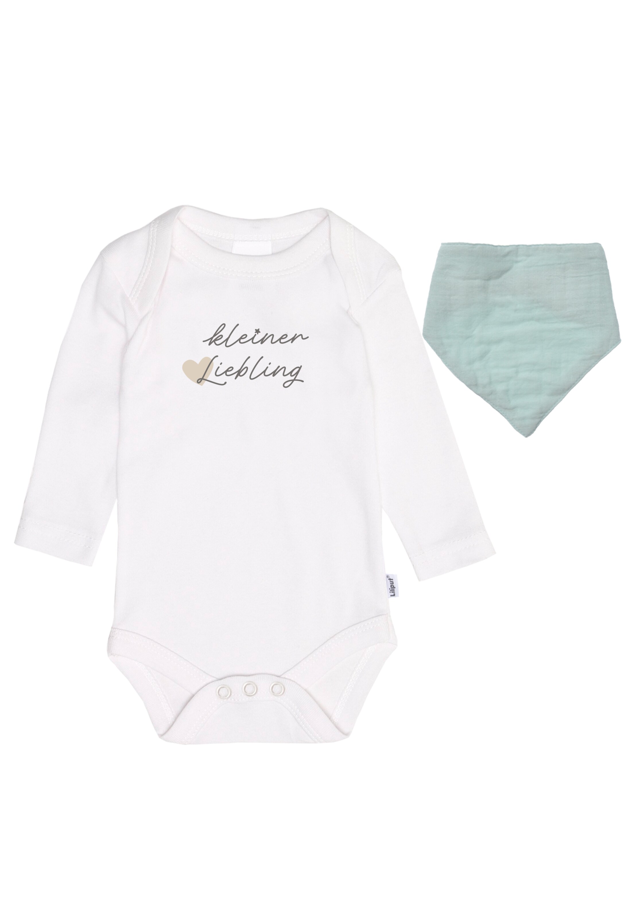 LILIPUT Geschenkset 'kleiner Liebling' in Grün: Vorderseite