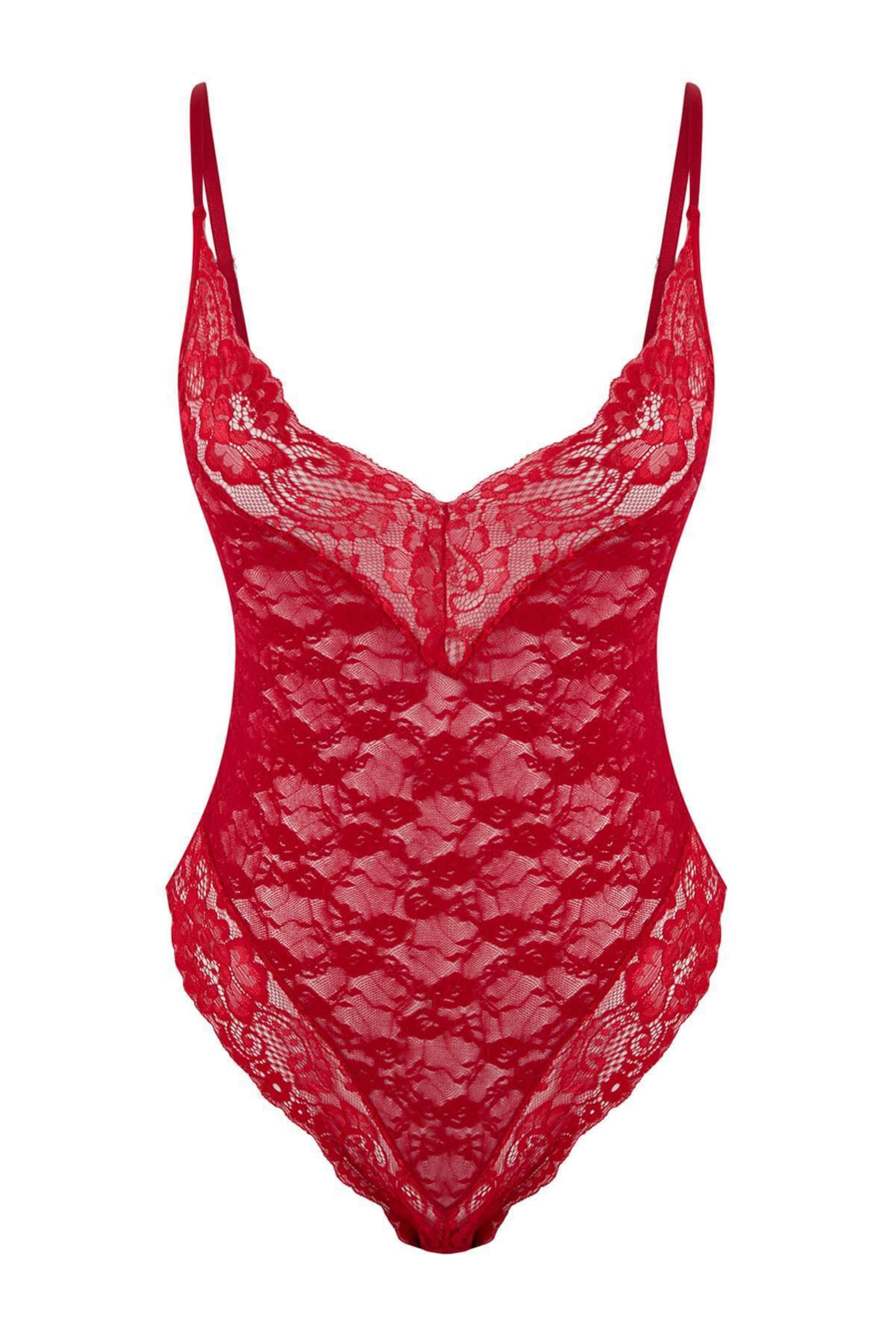 Trendyol Bodysuit in Red: front
