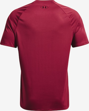 UNDER ARMOUR Regular Fit Funktionsshirt  'Tech 2.0' in Rot