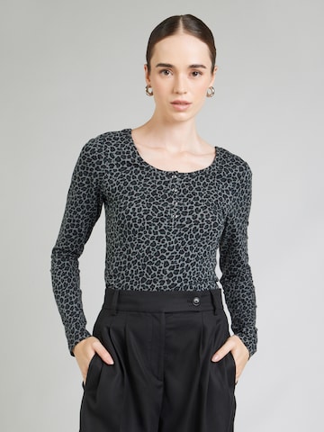 PIECES - Camiseta 'PCKITTY' en gris: frente