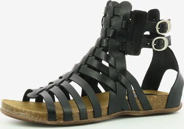 Kickers Sandals in Black: front