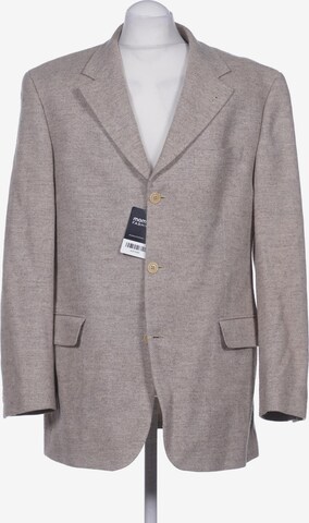 hessnatur Suit Jacket in L-XL in Beige: front