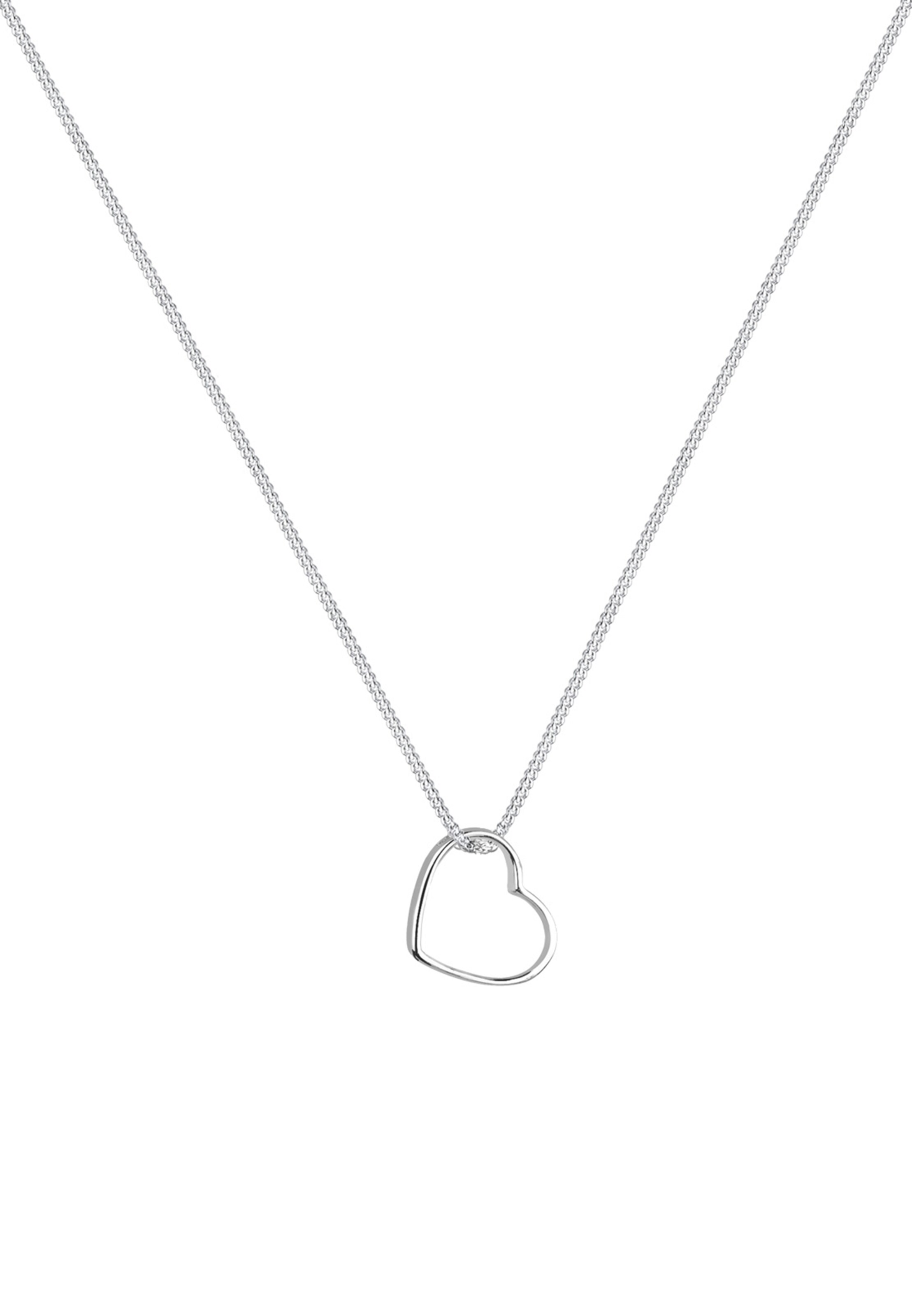 ELLI Necklace 'Herz' in Silver