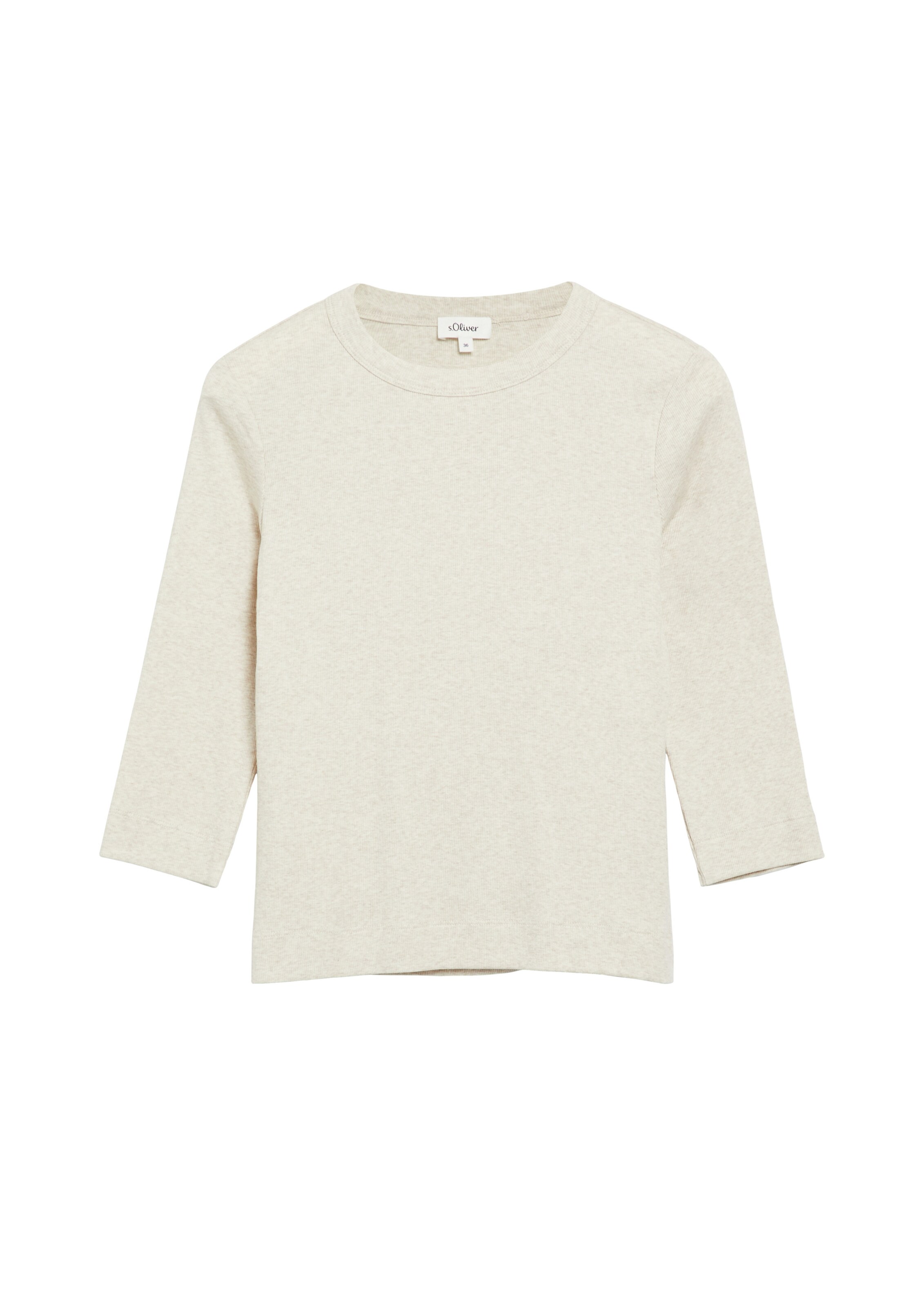 T-shirt s.Oliver en beige : devant