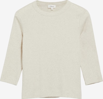 T-shirt s.Oliver en beige : devant