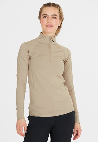 Whistler Funktionsshirt 'Blume' in Beige: Vorderseite