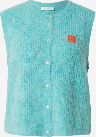 AMERICAN VINTAGEKardigan bez rukava 'EAST' - zelena boja: prednji dio