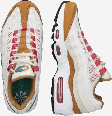 Baskets basses 'Air Max 95' Nike Sportswear en blanc