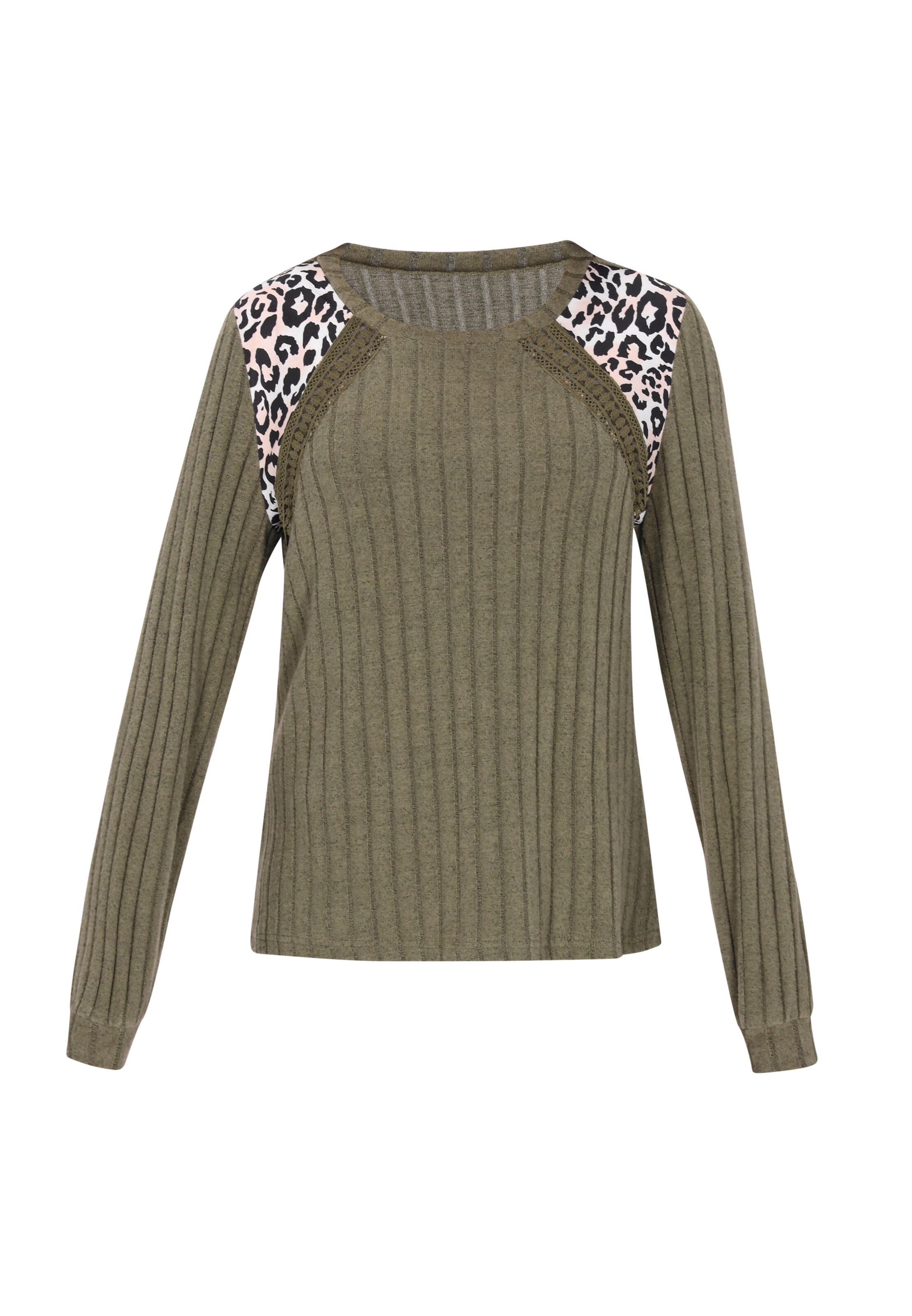 NAEMI Πουλόβερ 'Fashion Look' σε πράσινο: μπροστά