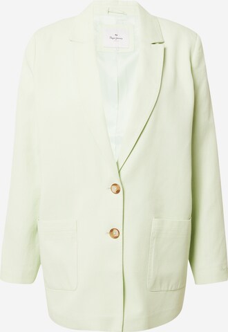 Pepe Jeans - Blazer 'Mirta' en verde: frente