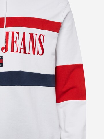 Sweat-shirt Tommy Jeans Plus en blanc