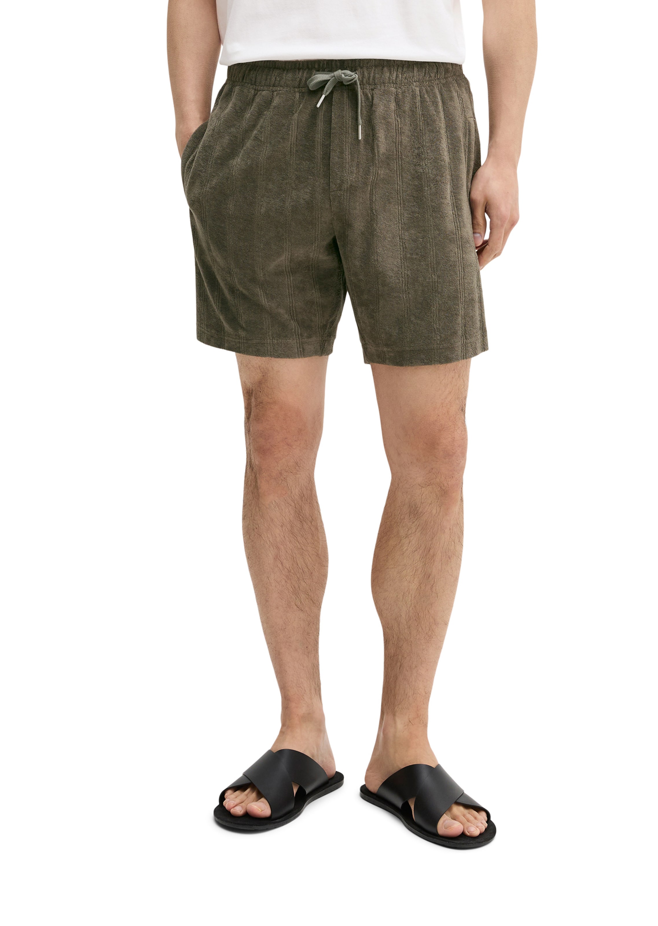 Marc O'Polo Regular Broek in Grijs