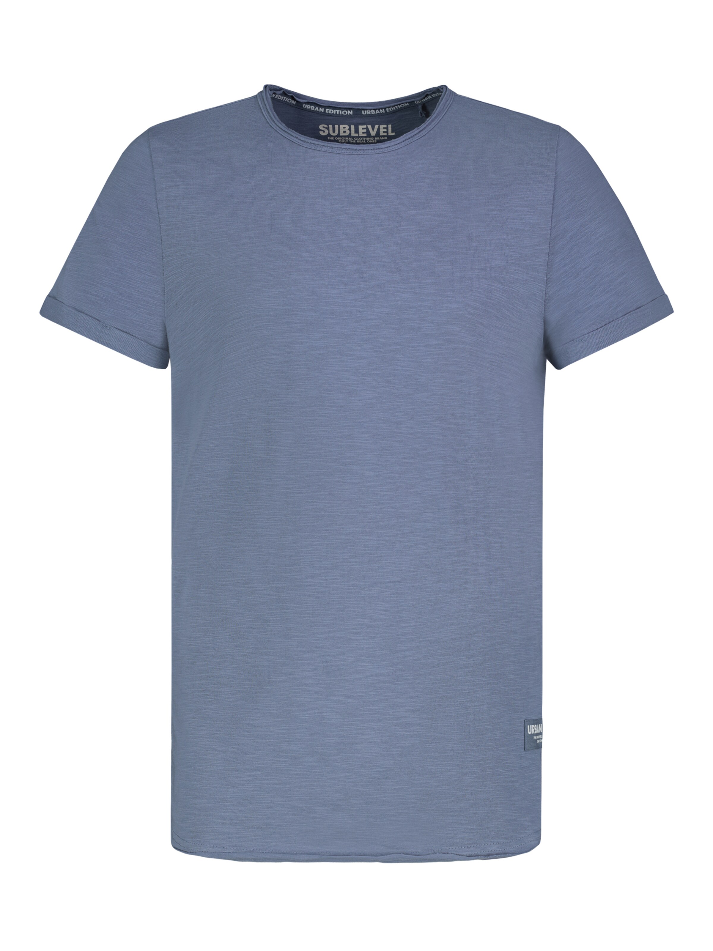 Sublevel Shirt in Blau: Vorderseite