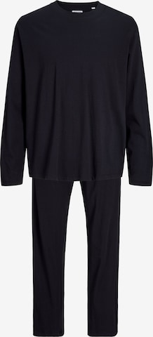 JACK & JONES - Pijama largo 'JACALFRED' en negro: frente