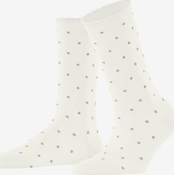 FALKE Socken 'Spike' in Weiß: Vorderseite