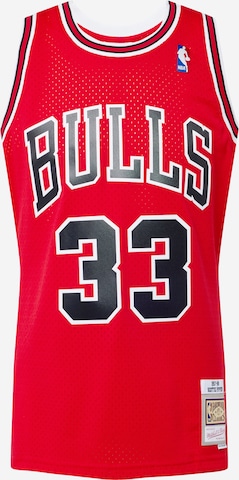 T-Shirt fonctionnel 'Scottie Pippen' Mitchell & Ness en rouge : devant