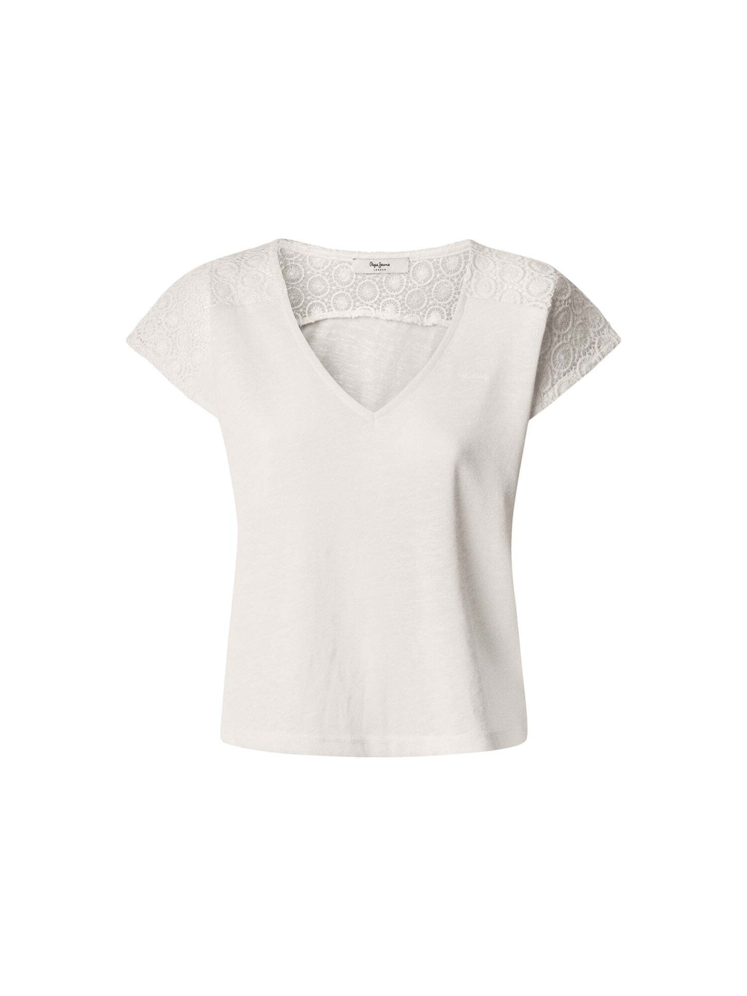 Pepe Jeans Shirt 'Vernetta' in White: front