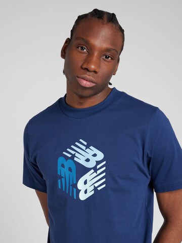 new balance - Camiseta 'Essentials Explorer' en azul