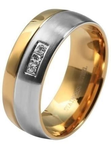 Akzent Ring 'Duo Expression, langlebig' in Mixed colors