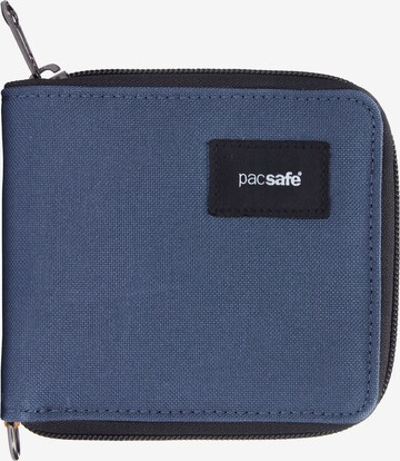 Pacsafe Wallet in Blue: front