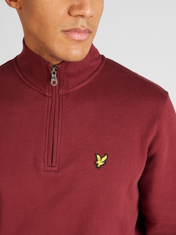 Lyle & Scott Sweatshirt i rød