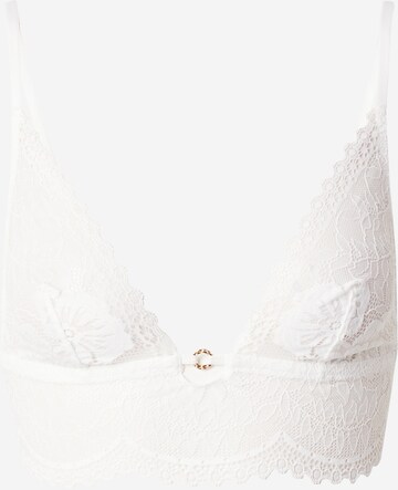 ETAM Triangle Bra in White: front