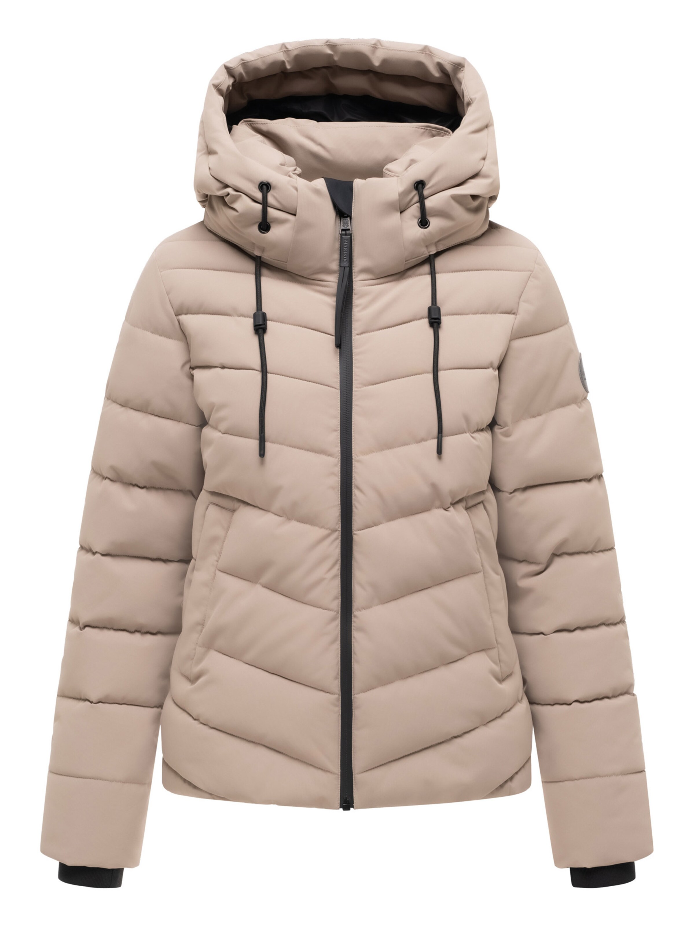 MARIKOO Jacke 'Nobiruu' in Beige: Vorderseite