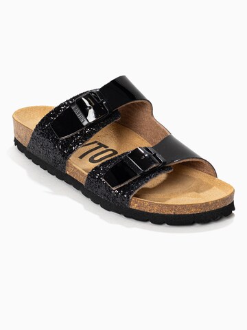 Bayton Pantolette 'Ilithye' in Schwarz