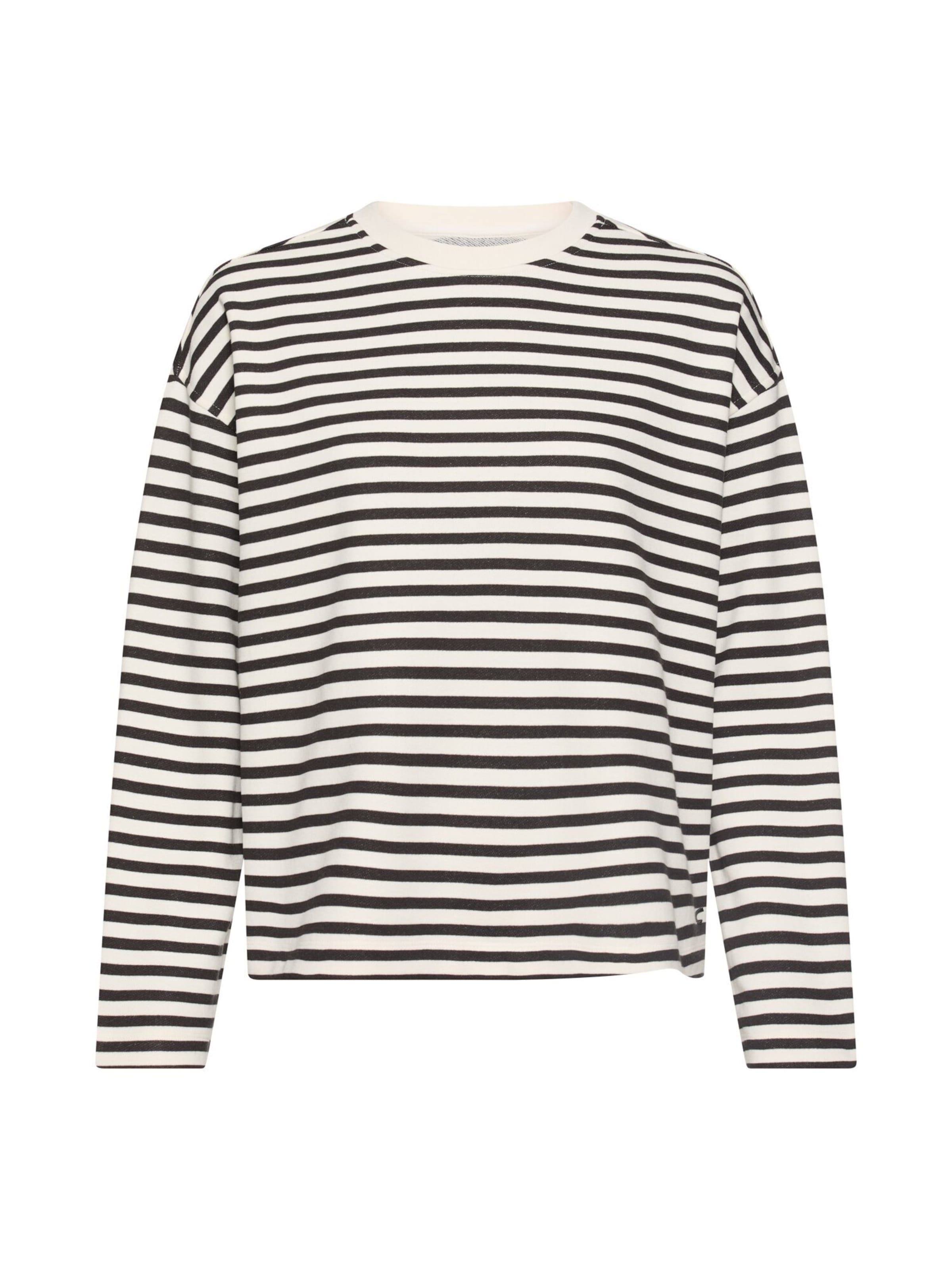 CAMEL ACTIVE Sweatshirt aus einem Baumwollmix in Schwarz: Vorderseite