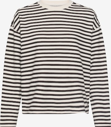 CAMEL ACTIVE Sweatshirt aus einem Baumwollmix in Schwarz: Vorderseite