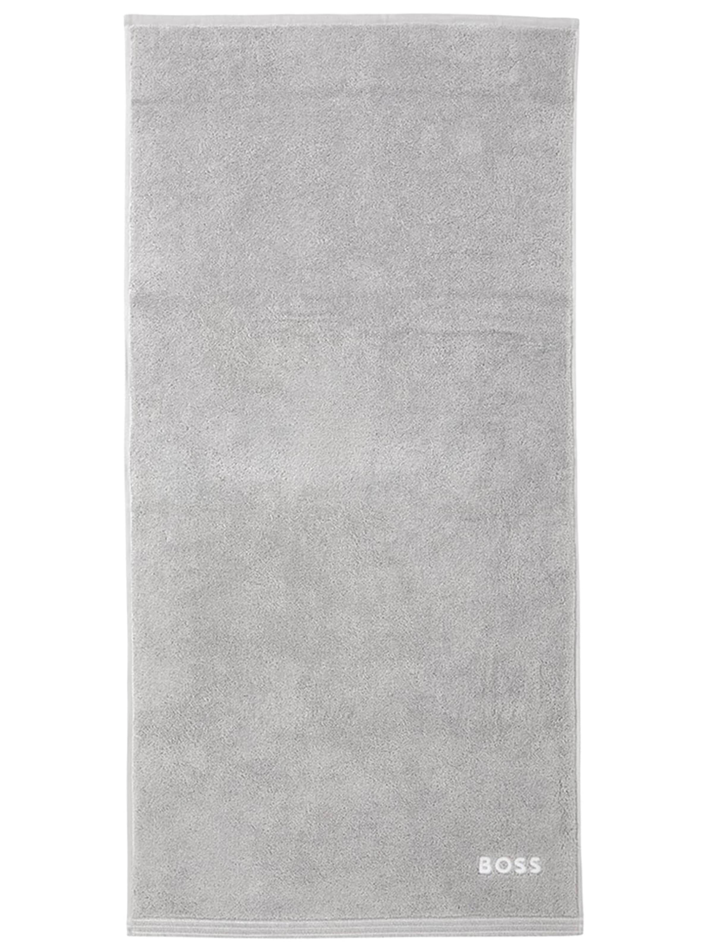 BOSS Home Towel 'EDGE' in Grey: front
