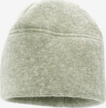 MAXIMO Mütze 'GOTS BABY-Beanie, Baumwollfleece' in Grün: Vorderseite