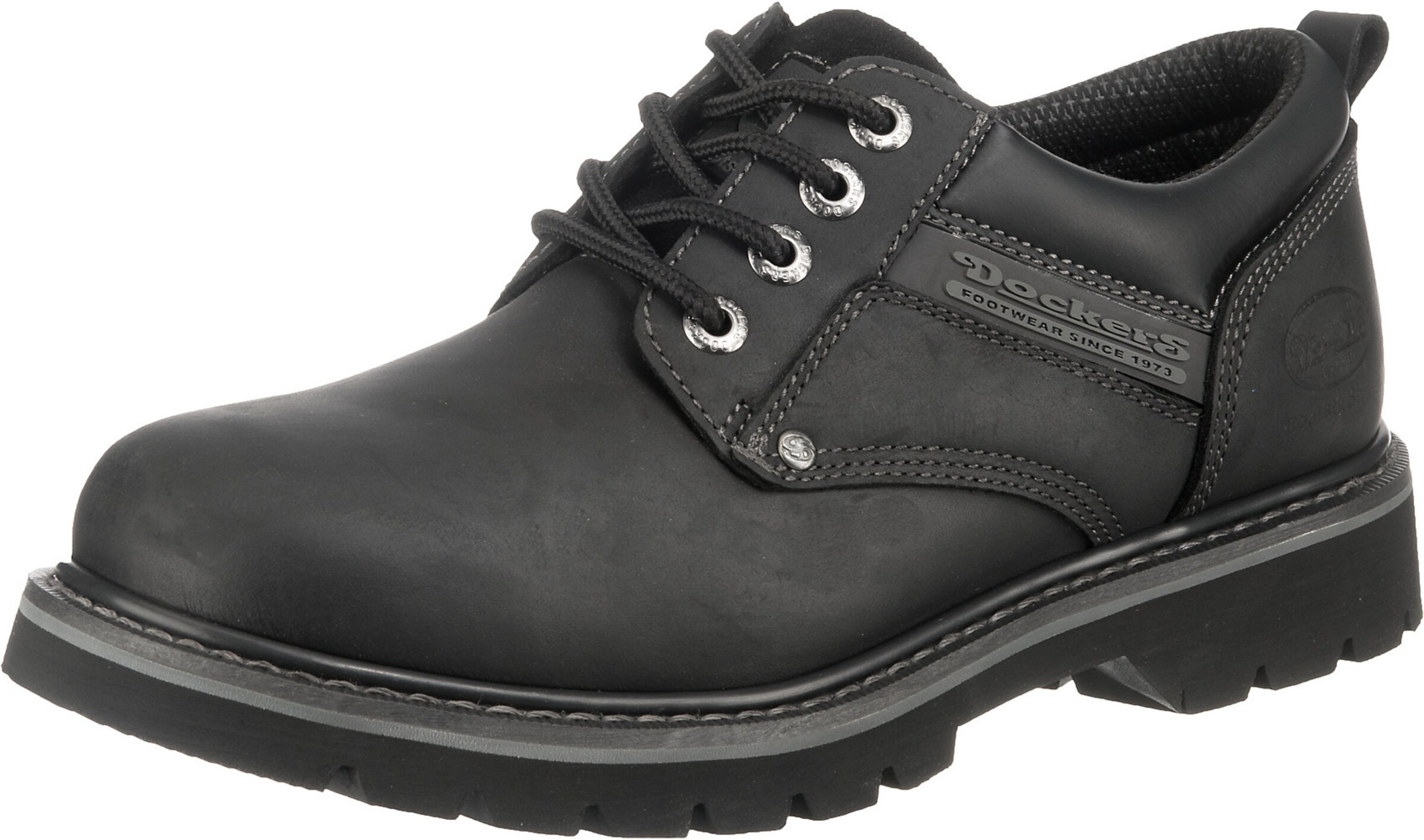 Dockers by Gerli - Sapato com atacadores 'Darmstadt' em preto: frente