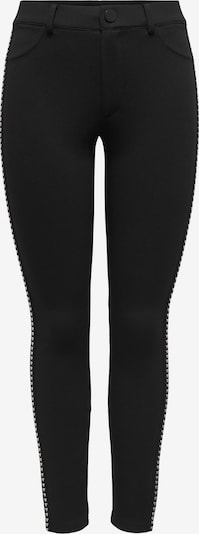 Leggings 'ONLMARCELLA' ONLY pe negru / alb, Vizualizare produs