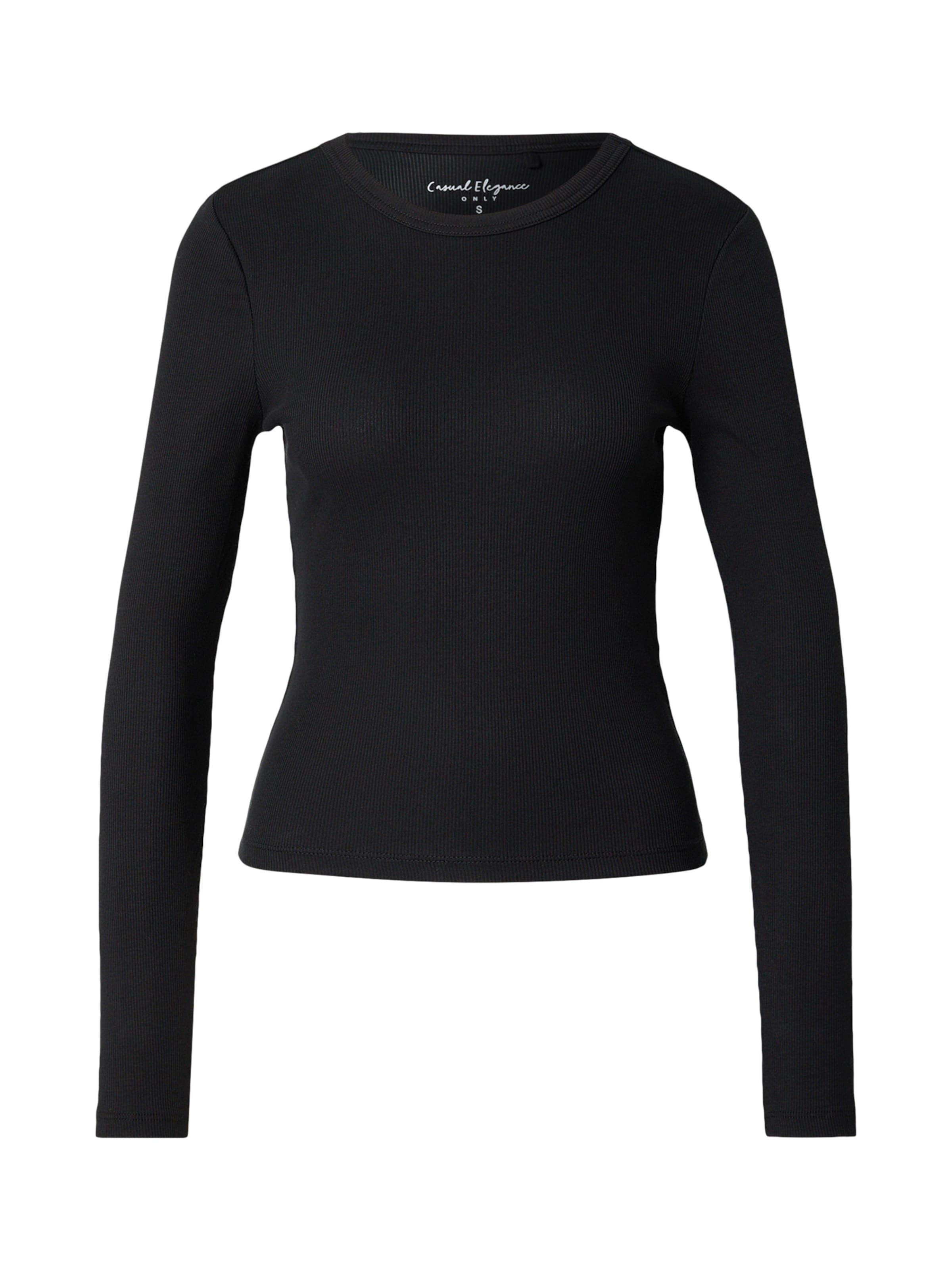 ONLY Футболка 'ONLVAL' в Черный: спереди